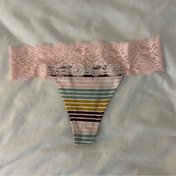 Pact Thong NWT 1 piece only XS Stripe - Picture 2 of 4